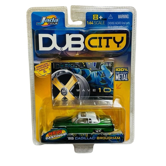 Jada Dub City 85 Cadillac Brougham 1:64 Green - Picture 1 of 7